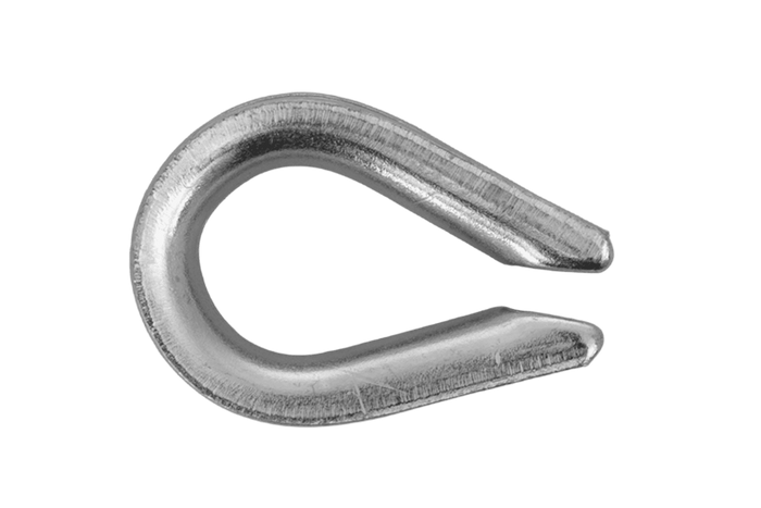 DROMET KU.6 touwkous, stalen klos, 6mm