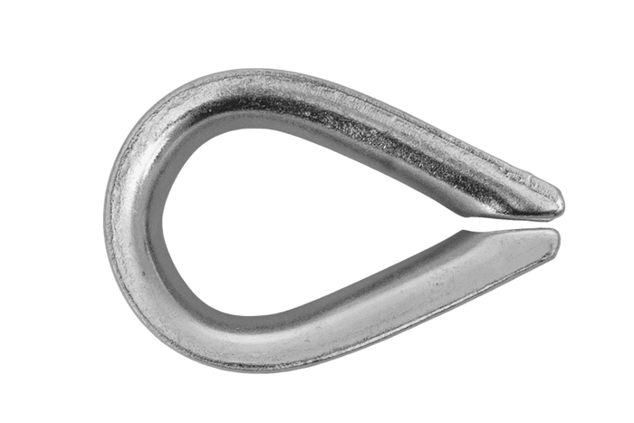 DROMET KU10 touwkous, stalen klos 10mm