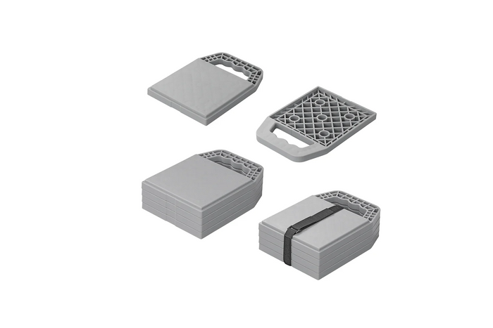 Set van vier ProPlus 361538V01 steunblokken voor aanhangerstabilisatoren