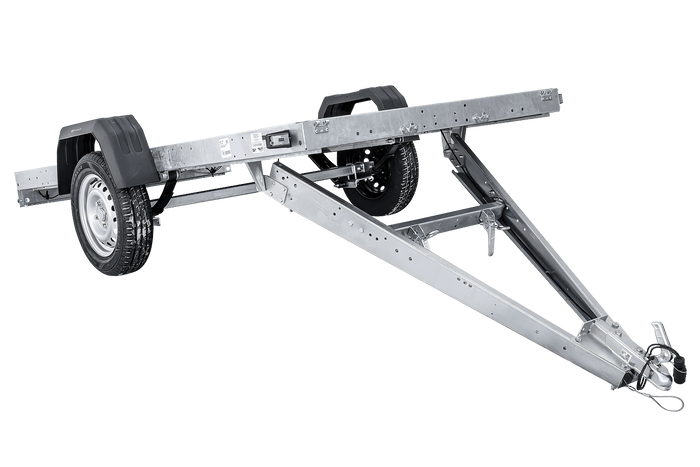 Autotrailer op veren 264x125 UNITRAILER FORCE 264/R KIPP