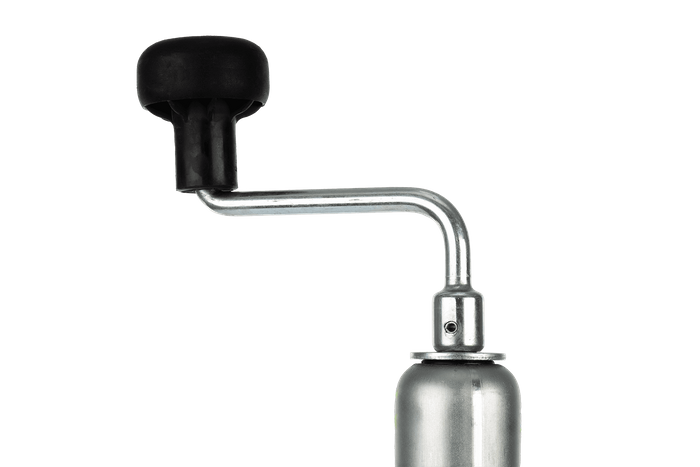 Uitschuifbare krukassteun WINTERHOFF ST48-120 voor aanhanger van 150 kg 600-820 mm