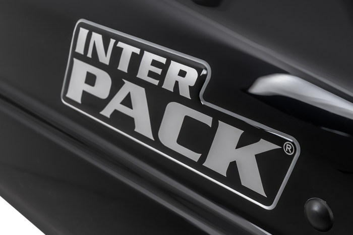 Inter Pack Monsun PRO M dakkoffer, zwart metallic