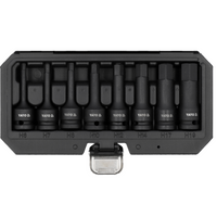 YATO YT-1066 zeskantige slagmoersleuteldoppen 6-19 mm, 8 stuks.