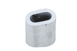 Aluminium connector voor touwen DROMET ZLA.3 bus voor 3mm touwen