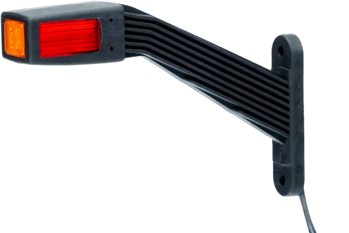 FRISTOM FT-145 LED linker markeringslamp op een rubberen arm