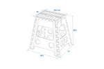 ProPlus 770826 aanhangerkruk, opklapbare platformkruk, 120 kg