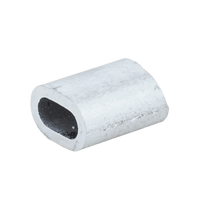 Aluminium connector voor touwen DROMET ZLA.3 bus voor 3mm touwen