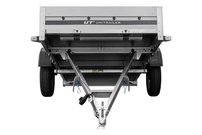 Aanhangwagen met aluminium zijwanden 264x125 Unitrailer Garden 264 KIPP ALU