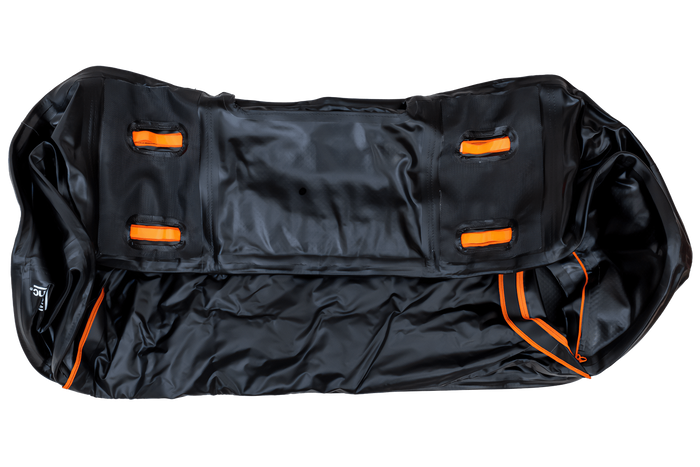 Bagagebox voor Mont Blanc Senja fietsendragers die op de trekhaak worden gemonteerd