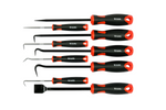 YATO YT-08426 Hakenset met handvat, 8 haken en afdichtingsschraper