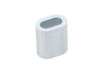 Aluminium connector voor touwen DROMET ZLA.4 bus voor 4mm touwen