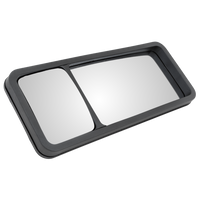 PLASTEX LP0390P zijspiegel voor landbouwmachines 390x157mm