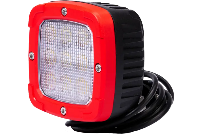 LED werklamp reflector FRISTOM FT-360 9xLED 3500lm met houder