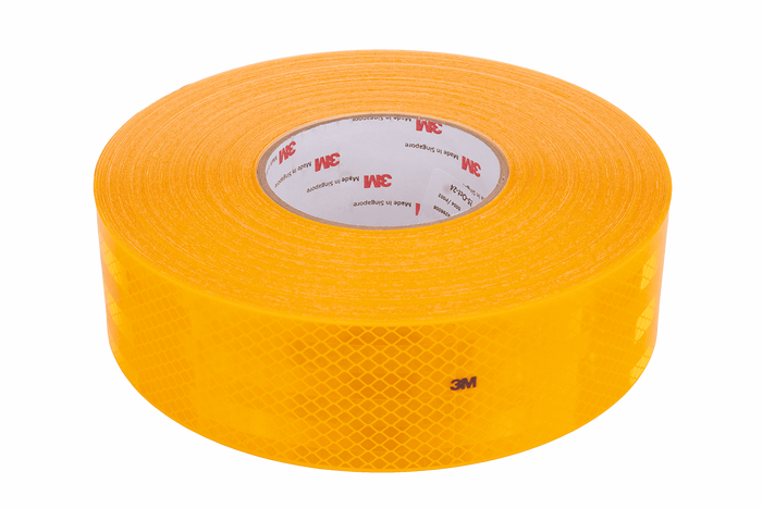 3M gele zelfklevende reflecterende contourtape - 1 meter