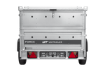 Autotransporter 230x125 UNITRAILER FORCE 230 KIPP met BIS-zijwanden en aluminium afdekking