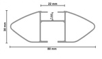 G3 Pacific Aero 64.230-68.146 aluminium dakdrager