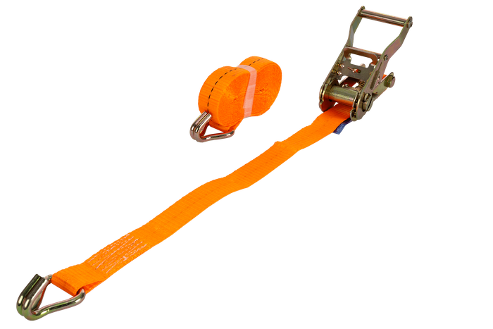 UNITRAILER 5m/25mm/1t oranje transportband met spaninrichting