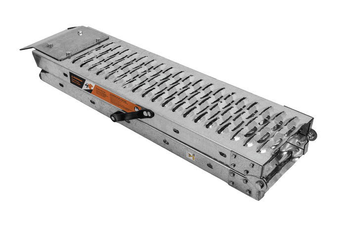 UNITRAILER ALR004 opklapbare stalen oprijplaat voor aanhanger, 170 cm, 227 kg