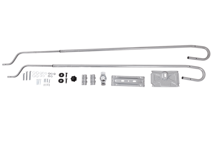 KNOTT reservewielhouder wielsteun voor caravans 1475-1850mm