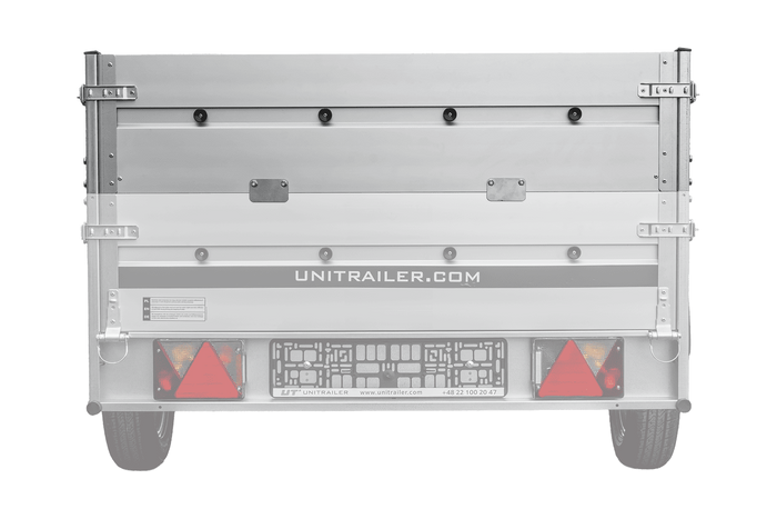 BIS aluminium zijwanden voor de UNITRAILER GARDEN 264 KIPP ALU en 264/2 KIPP ALU trailers