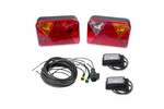 Verlichtingsset: DOBPLAST achterlichten + DOBPLAST LED markeringslichten + MANTES 7m 13-polige kabelboom