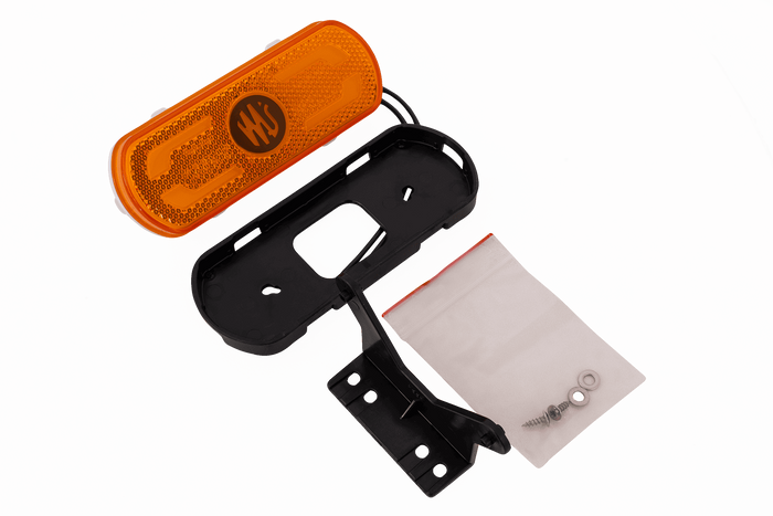 WAŚ W240 1598 LED-markeringslamp, oranje, universeel, met houder