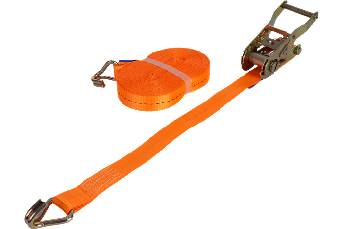 UNITRAILER 12m/25mm/1t oranje spanband met spanner