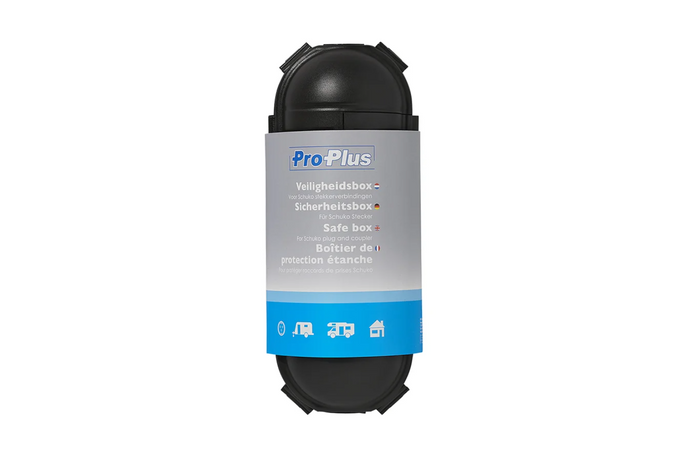 Waterdichte behuizing voor verlengsnoer ProPlus SAFE BOX beschermdoos voor Schuko-stekker