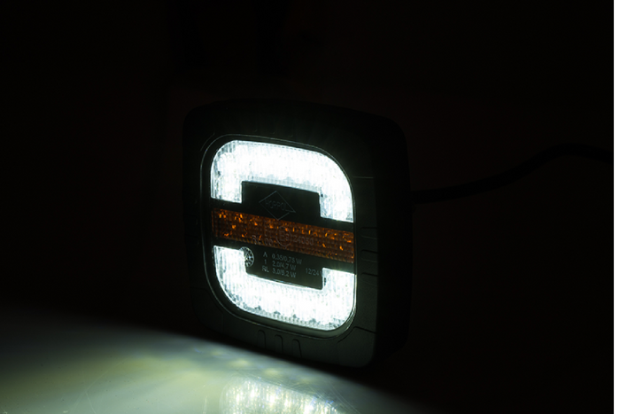 HORPOL ROCA LZD 2805 LED-koplamp met 3 functies, universeel, inclusief houder