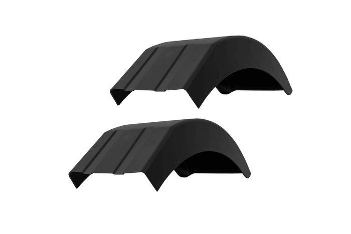 Set van twee halve spatborden voor de DOMAR DR1013004+DR1013005 trailer, wielkast 395/220mm links+rechts