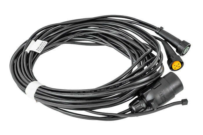 ASPÖCK elektrische installatie aanhangwagen kabelboom 4,5 m 7-POLIGE stekker bajonetten 2x 5 POLIG