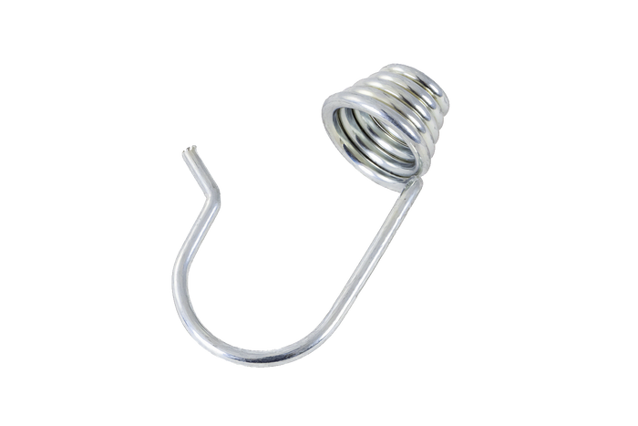 Eindstuk van de expander, 55mm veer voor koord van 6 mm