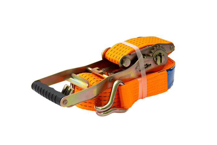 UNITRAILER ERGO 12m/50mm/5t oranje transportband met spaninrichting