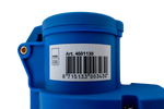 MANTES 2P+E haakse CEE-stekker met extra stopcontact 16A 230V