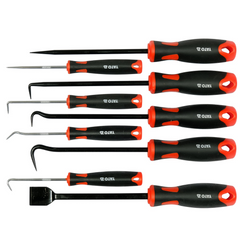 YATO YT-08426 Hakenset met handvat, 8 haken en afdichtingsschraper