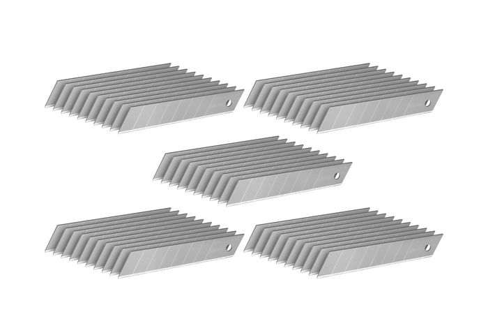 STANLEY afbreekmesjes 18mm, vervangbare mesjes 50 stuks