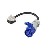 Adapter met CEE-stekker en UK-stopcontact, UK ProPlus 373522DE-kabel, 40 cm, 16A, 230V 