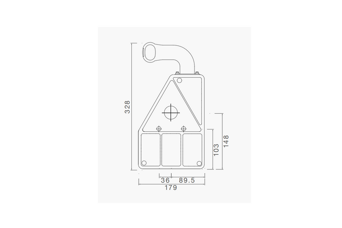 ASPÖCK EARPOINT I bajonet achterlamp 5-pins 6 functies links