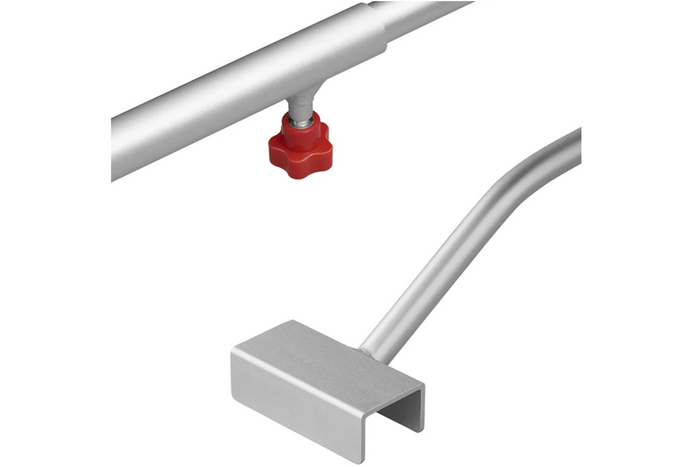 Platte dekzeilbeugel voor ProPlus-aanhanger 340918, verstelbaar van 132 tot 204 cm.