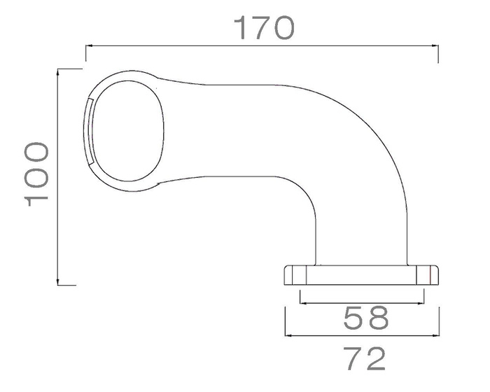 ASPÖCK SUPERPOINT II linker markeringslamp op rubberen arm