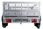 Autoaanhanger 264x150 UNITRAILER GARDEN 265/2 KIPP met gaaswanden