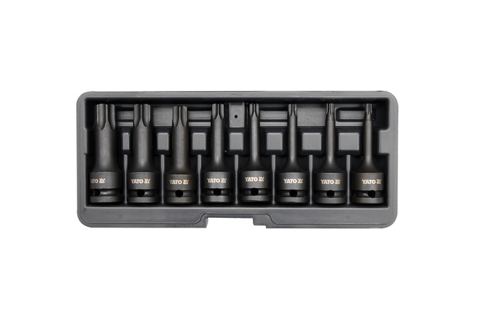 Torx-slagmoersleutels YATO YT-1065 1/2" 8 stuks.