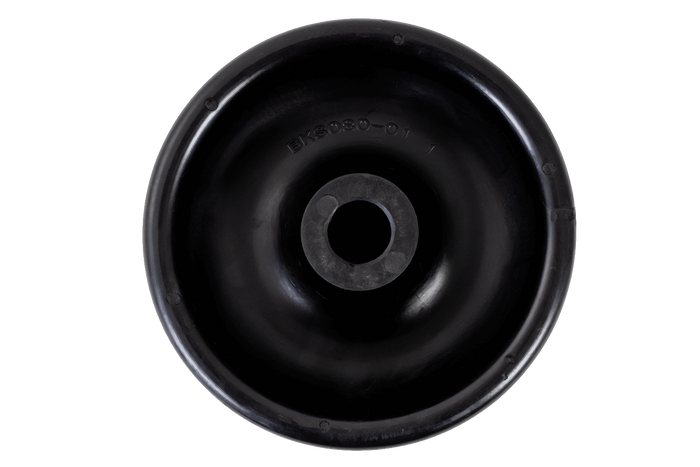 KNOTT kimrol, rubberen glijrol 67mm voor boottrailer