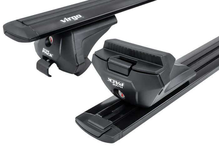 Inter Pack Virgo IR 110 (G2) dakdrager met geïntegreerde dakrails (zwart)