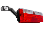 ASPÖCK EUROPOINT III LED-achterlicht met bajonetaansluiting 7-pins ASS2 en claxon, 7 functies links