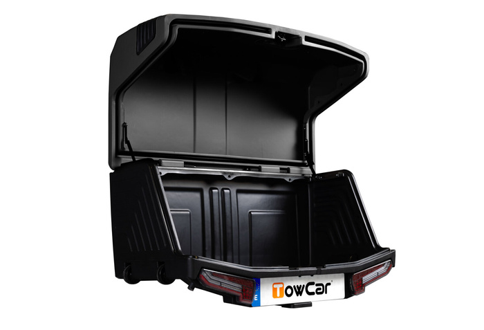 Towbox V3 Camper zwart - bagagebox voor op de trekhaak