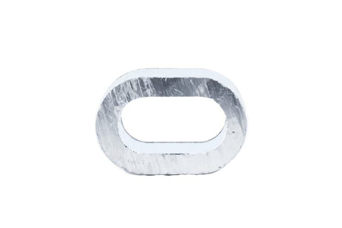 Aluminium connector voor touwen DROMET ZLA.4 bus voor 4mm touwen