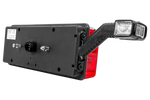 ASPÖCK EUROPOINT III LED-achterlicht met bajonetaansluiting 7-pins ASS2 en claxon, 7 functies links