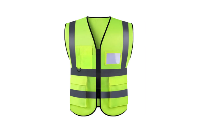 HERMON XXL geel reflecterend vest met zakken