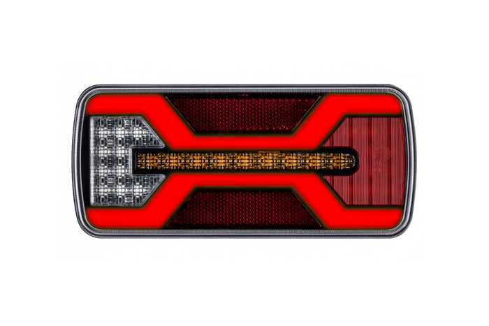 KAMAR X-SPIDER L2425 LED achterlicht 5 functies universeel